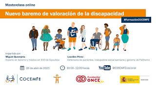 Masterclass ‘Nuevo baremo de valoración de la discapacidad’