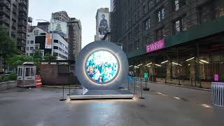 Live NYC Walking Commute: Rainy; Heading South in Manhattan... Portals? - May 10, 2024