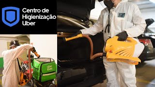 Como usar o centro de higienização Uber