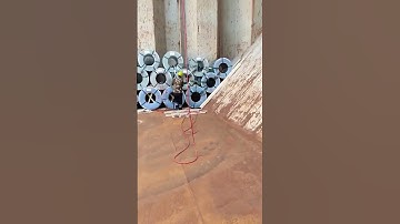 How they lash steel coils on bulk carrier #shortvideo  #merchantnavy  #ship  #shorts  #shortsfeed