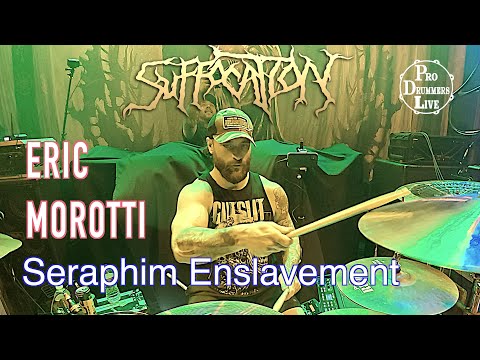 Eric Morotti - Suffocation - Seraphim Enslavement (Drum Cam)