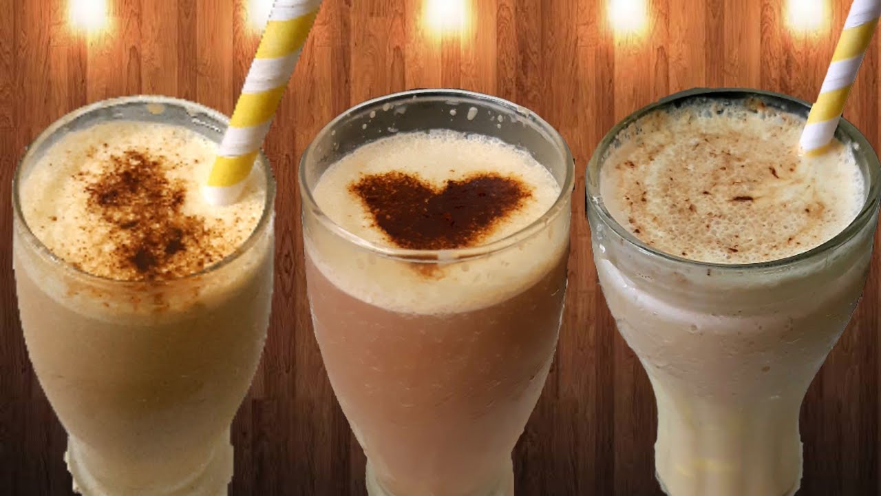 3 different ways to drink Cold Coffee / Refreshing Cold Coffee