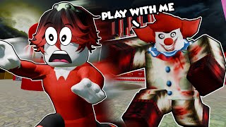 This is why I'm scared of CLOWNS!!! | Circus trip | Roblox