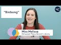 Storytime at Home: "Birdsong"