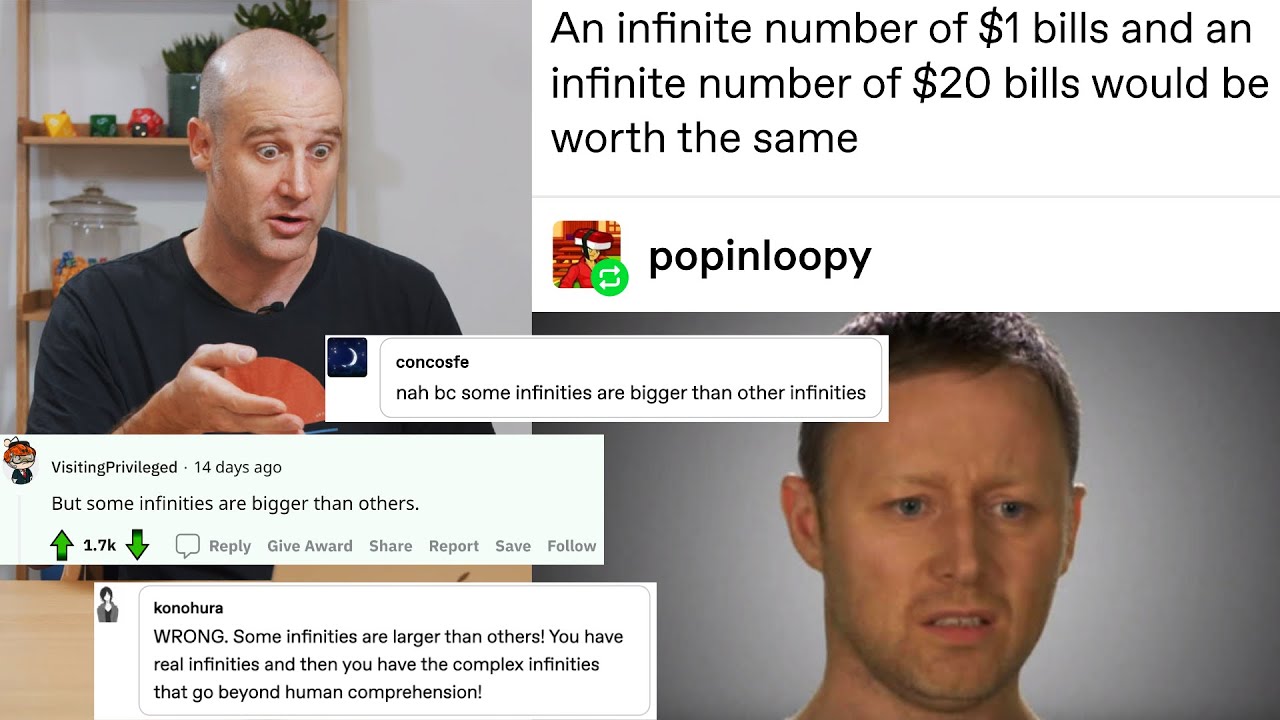 ⁣An Infinite Number Of $1 Bills And An Infinite Number Of $20 Bills Would Be Worth The Same