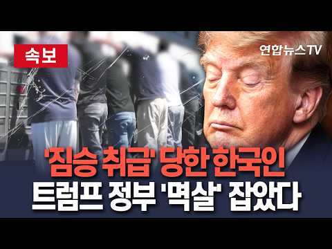 [속보] "범죄자 취급하며 족쇄 채우더니"…한국인 300명, 트럼프 정부에 '역대급 손배소' 착수