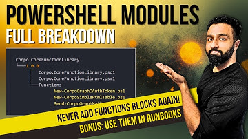 PowerShell Modules Explained — Build Your Own!