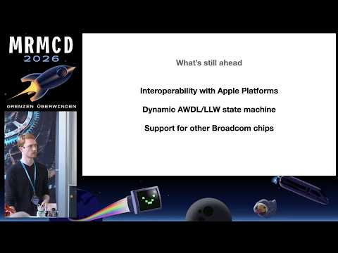 MRMCD2026 - Trespassing the Walled Garden: Teaching Linux to Speak Apple's Low-Latency WiFi