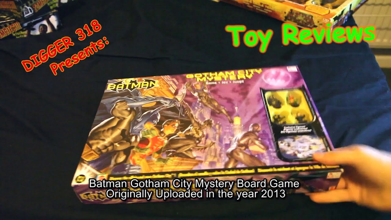 Batman Gotham City Mystery Board Game Review Originally Uploaded in the  year 2013 - YouTube