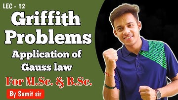 Electric field due to Solid sphere of variable charge density | Griffith problems | electrodynamics