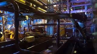 Tanker ship operation (stripping cargo tanks)
