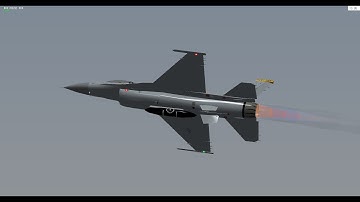 YSFlight Simulator F-16 Viper Demo at Indian Creech Air Force Base