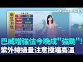 中颱巴威持續增強估今晚成「強颱」! 體感飆逾40度 今持續晴朗 局部地區飆逾37度 注意極端高溫! 持續豔陽高照 紫外線"過量級"｜三立新聞LIVE