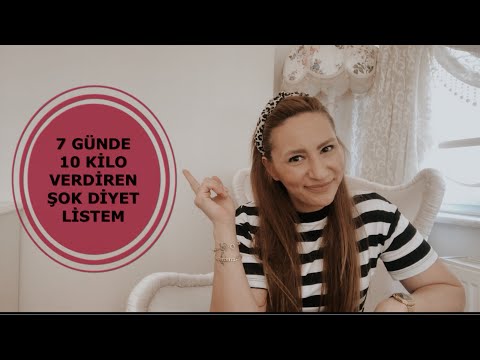 7 GÜNDE 10 KİLO VERDİREN ŞOK DİYET LİSTEM 🤩 ŞOK DİYETTE BERABER BAŞLIYALIM 👍