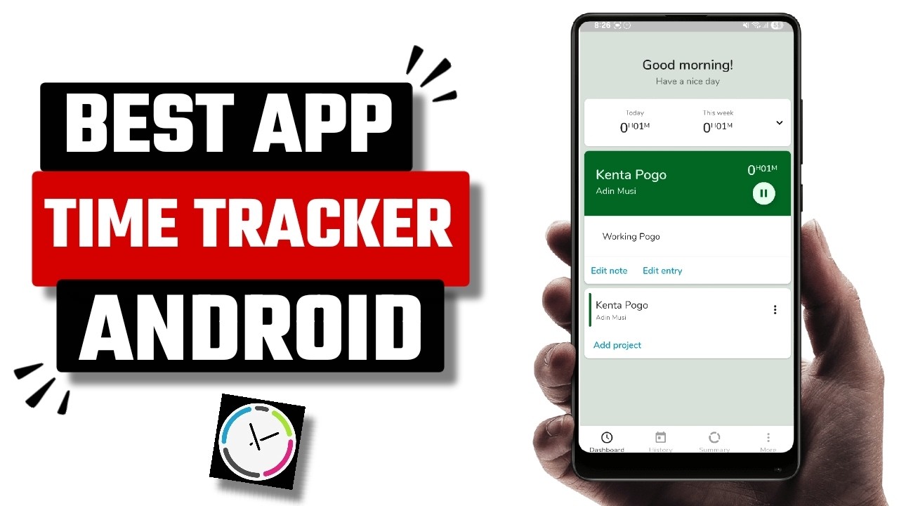 Best Free Time Tracker App for Android - YouTube