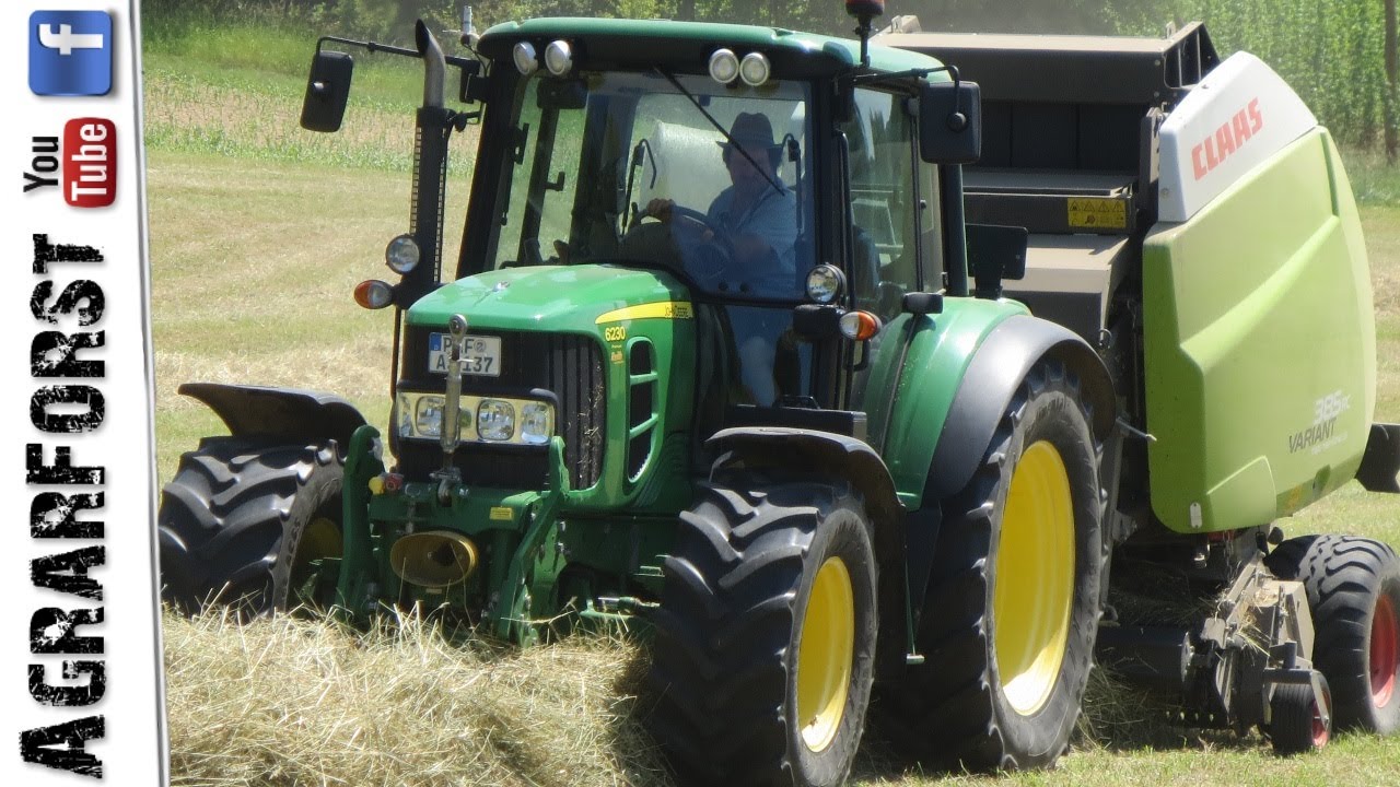 HEUERNTE 2017 || John Deere 6230 und IHC Traktoren