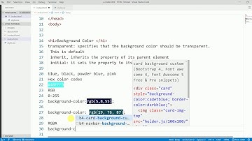 CSS 3 | Lesson 2 | CSS Background Color