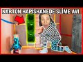 KARTON LABİRENTTEN SLIME AVI İLE KAÇIŞ GÜL ABLA POYRAZ HARMONY Dobişko Tv