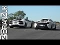 Aventador roadster with ipe exhaust racing mclaren 650s