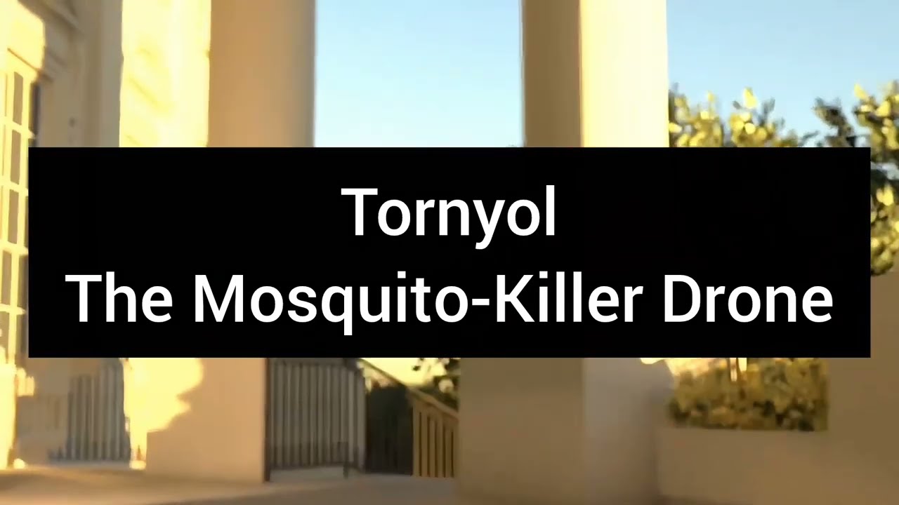 Tornyol — The Mosquito Hunter Drone: Detects by Sound and Eliminates (Real Demo)