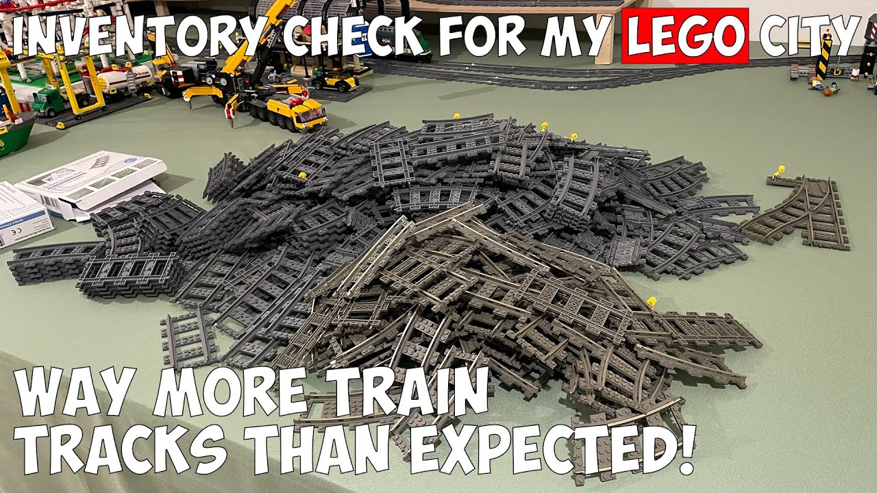 Я нашёл гораздо больше рельс для поездов LEGO, чем ожидал! 🚂🧱 Проверка инвентаря для моего LEGO City