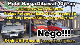 10jt Nego...Sedan Corolla DX 80 & Pickup Potongan Basic Carry Bagong 86 | Minibus Futura 92 Pajak On
