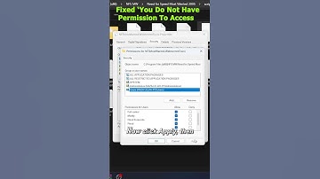How to Fix File Access Denied Error 🔒 (Full Control Method in 30s) #shorts