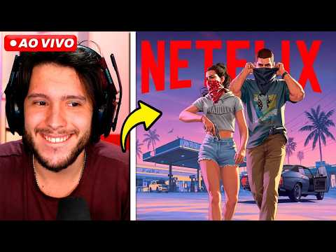 AO VIVO - Novo TRAILER do GTA 6!! (GAMEPLAY NA NETFLIX)
