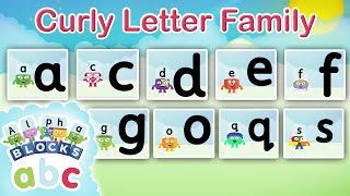 - Curly Letter Family How To Write App