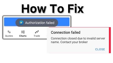 How to Fix Authorization FAILED & Invalid Server Name MetaTrader 4 and MT5 App