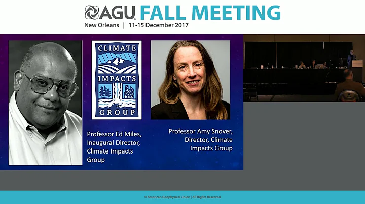 2017 Fall Meeting - U42A: Science to Action