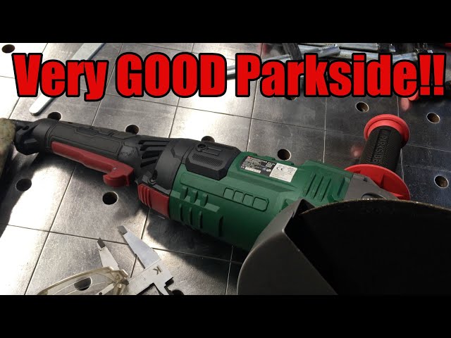Cheap and powerful Parkside angle grinder with 230mm discs - Lidl did a  good job;) - YouTube