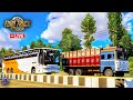 🔴 Indian SRS Travels Scania Bus Driving on Desi Roads in Ets2 🛣️🚌 #shortsfeed #shorts
