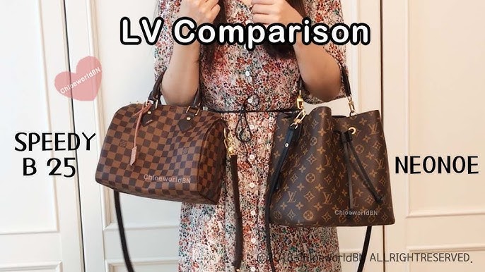 Louis Vuitton neo noe damier ebene venus – Lady Clara's Collection