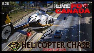 #FiveM #LivePD Canada Greater Ontario Roleplay | #OPP | Police Helicopter Chase Compilation #gta5