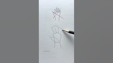 Right Way To Draw Hand #shorts #shortsfeed #youtubeshorts #art