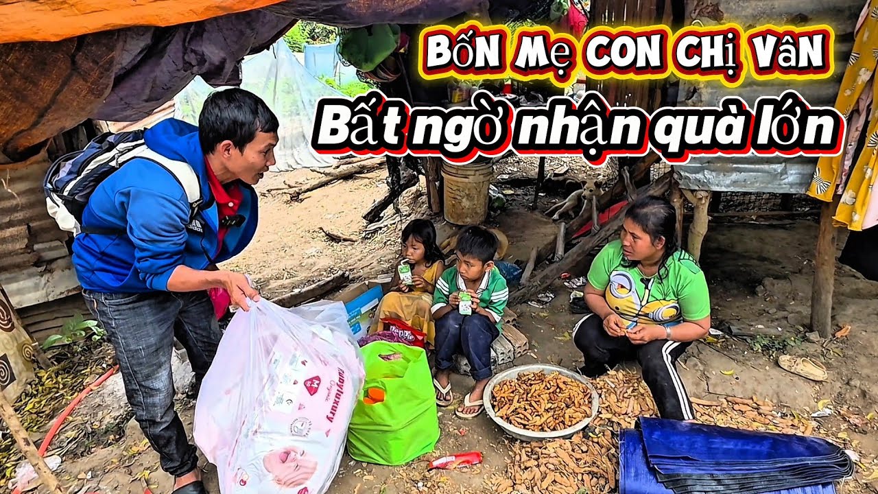 Chồng mất sớm BỐN MẸ CON NHỎ đói khổ tận cùng [ BẤT NGỜ ] nhận quà lớn || 522