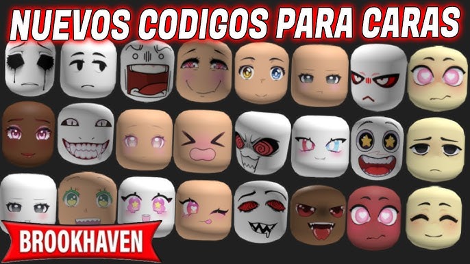 CODIGOS PARA CARAS EN BROOKHAVEN #parati #roblox in 2023