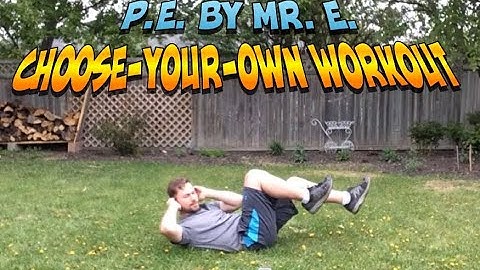 PE Exercise Games @ Home: Create-Your-Own Workout