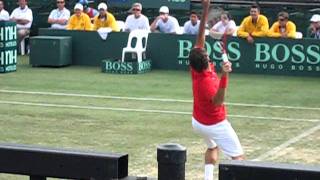 Federer & Wawrinka doubles v Australia Davis Cup.AVI