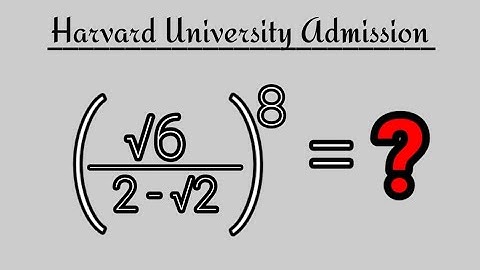 Harvard University Admission Test || Can you?Let