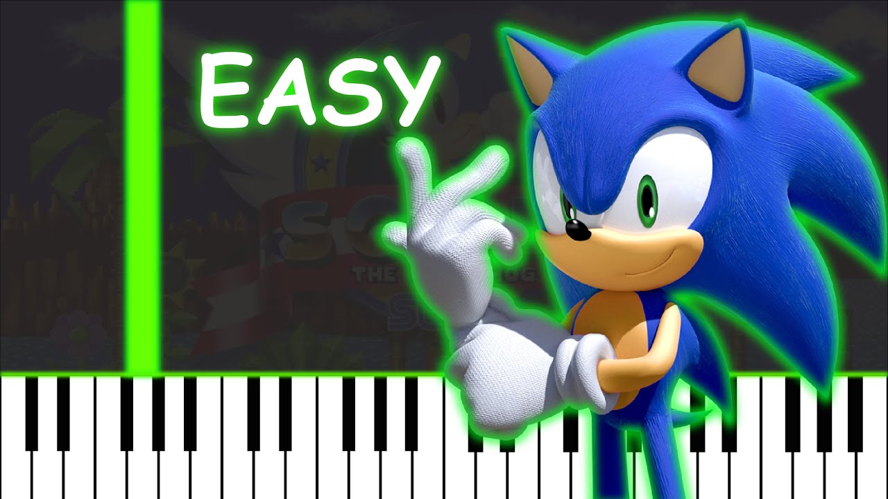 Learn how to play Sonic Theme on piano in under 1 minute! #sonic #gree, Piano tutorial