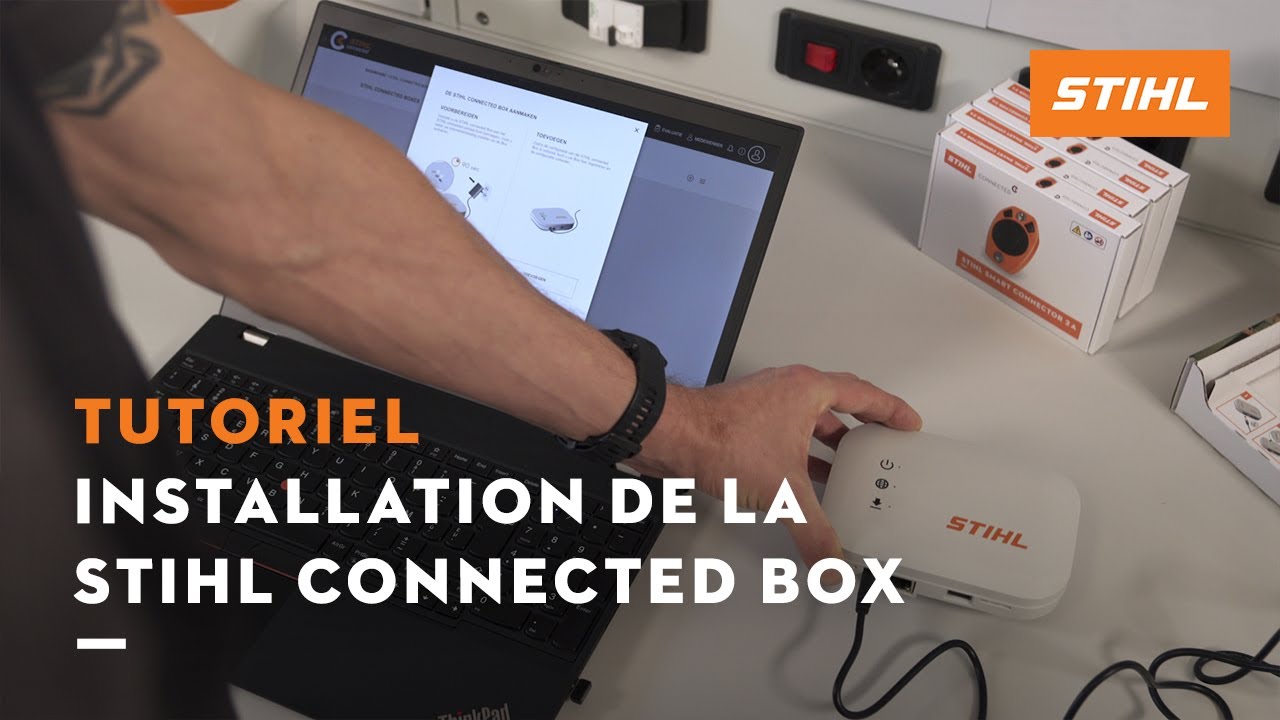 Installation de la STIHL connected Box - STIHL connected