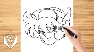 How to draw Saint Seiya Step by step, Drawing Tutorial Trick Easy For Kids screenshot 4