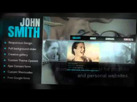 John Smith - AJAX Portfolio WP Theme + Download