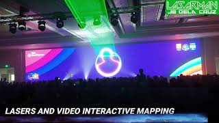 Laser Video Mapping intro for Speakers