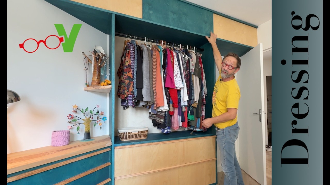 On fait un dressing sur -mesure 2/2 : finitions et pose !