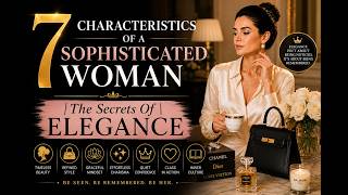 7 Characteristics Of A SOPHISTICATED WOMAN | The Secrets Of ELEGANCE