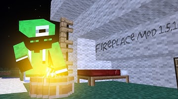 Minecraft Mod Review | FirePlace Mod for 1.5.1 | GhostInABullet