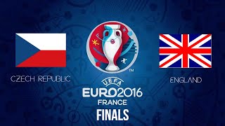FIFA 16 UEFA EURO 2016 Full Match | Finals | Czech Republic Vs. England